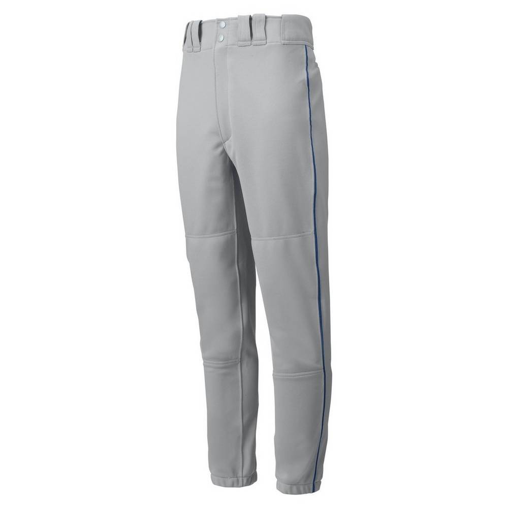 Panske Tepláky Mizuno Premier Piped Baseball Siva/Námornícka Modrá Vypredaj AJMQ90583